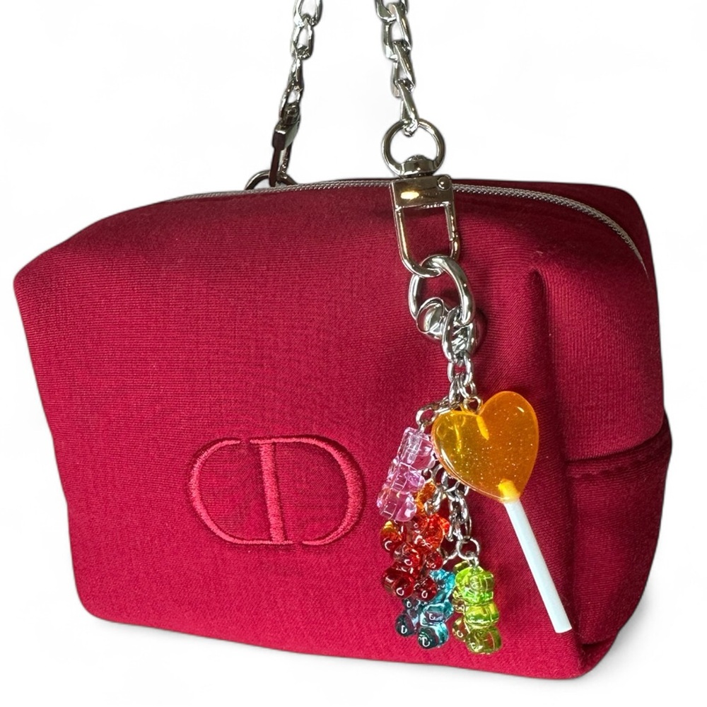 Dior Red Cosmetic Clutch